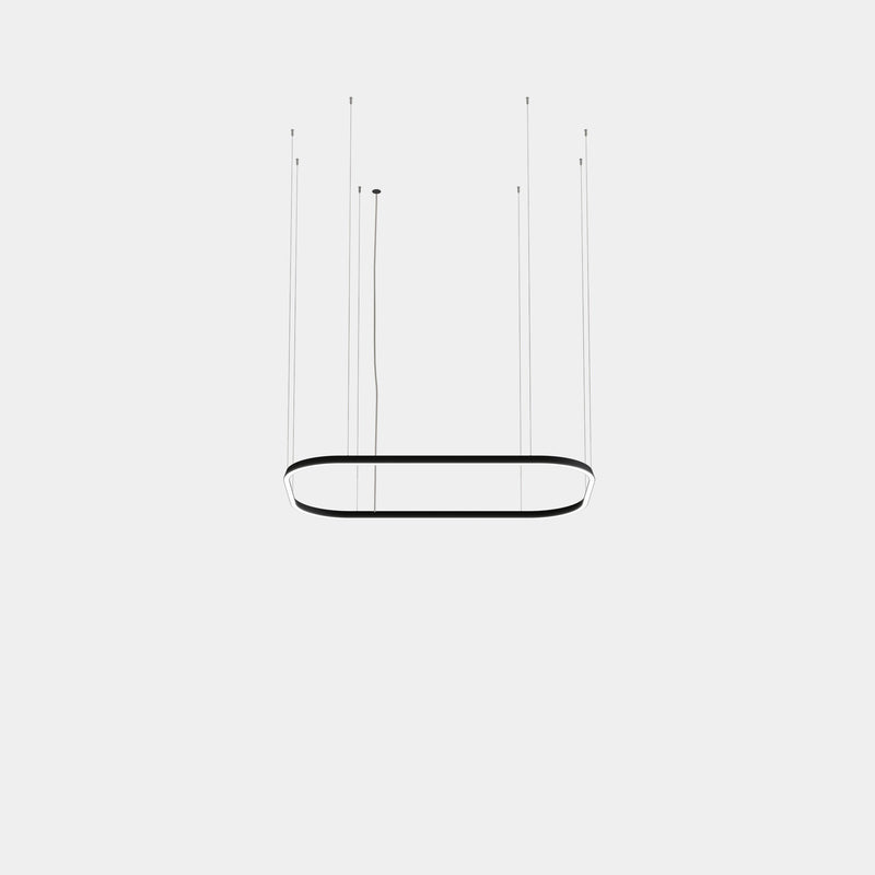 PENDANT GEOMETRIC RECTANGLE MINI 4000X2500MM LED 255 LED WARM-WHITE 3000K 0-10V