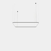 PENDANT GEOMETRIC SQUARE RECESSED 4000X4000MM LED 319 LED WARM-WHITE 2400K ON-OF