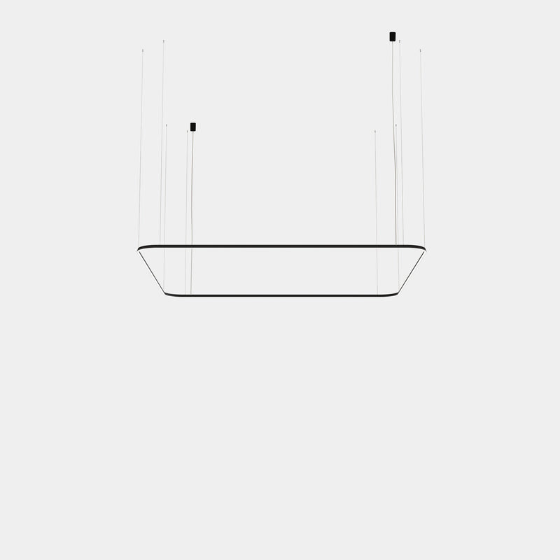 PENDANT GEOMETRIC SQUARE RECESSED 4000X4000MM LED 319 LED WARM-WHITE 3000K ON-OF