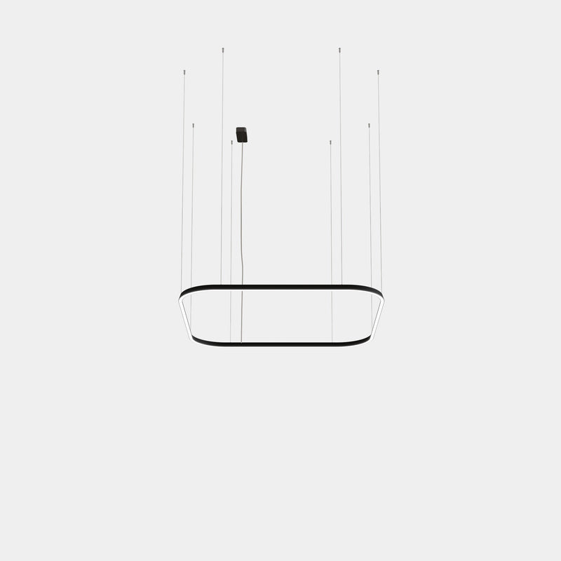 PENDANT GEOMETRIC SQUARE SURFACE 1600X1600MM LED 121 LED WARM-WHITE 2700K 0-10V