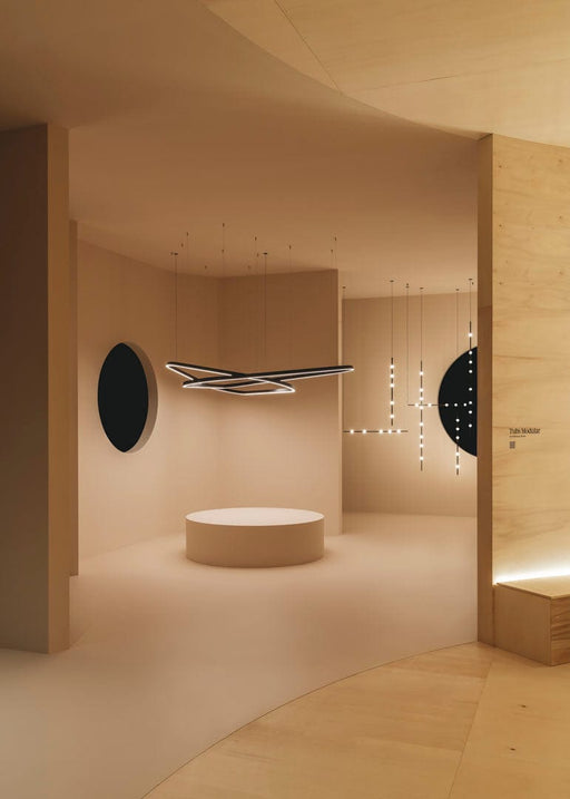 PENDANT GEOMETRIC TRIANGULAR MINI DOUBLE LED 220 LED WARM-WHITE 3000K ON-OFF GOL