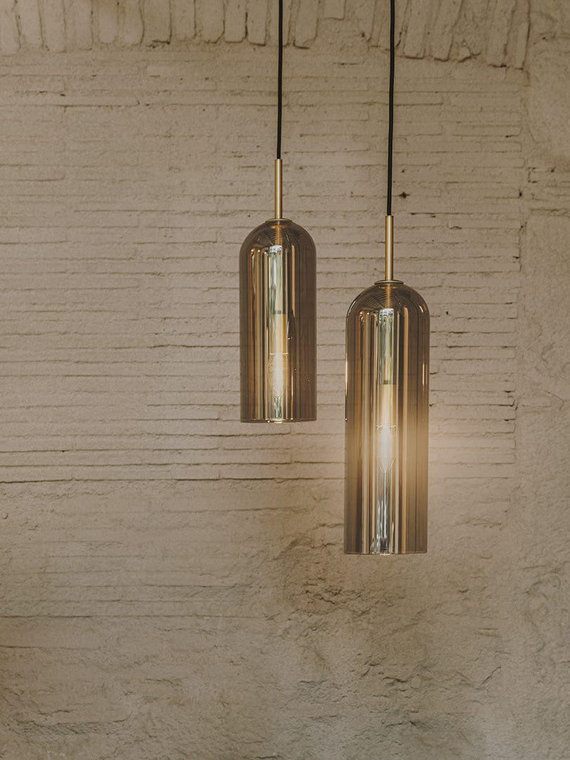 PENDANT GLAM 310MM E14 9 MATTE GOLD