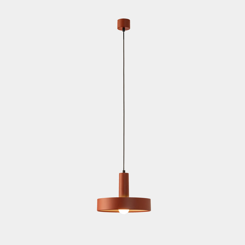 PENDANT KEOPS 1 BODY TINY E27 15 BRICK RED 576LM