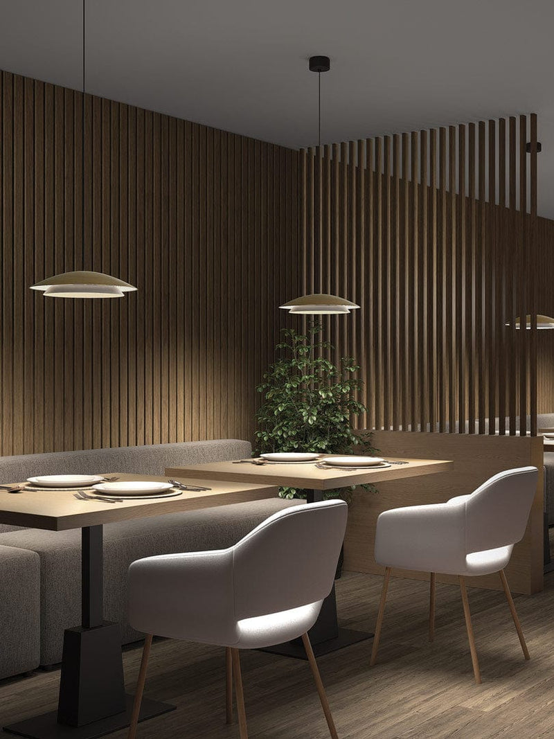 PENDANT NOWAY SMALL LED 18.5 SW 2700-3000-4000K ON-OFF MATTE GOLD 618LM 00-8391-DN-05