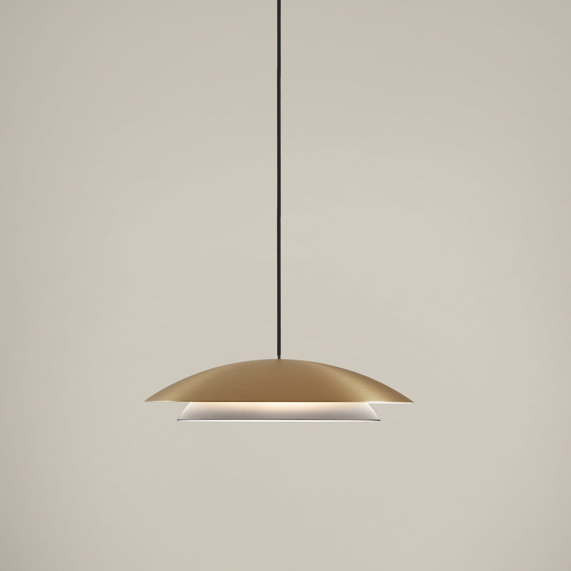 PENDANT NOWAY SMALL LED 18.5 SW 2700-3000-4000K PHASE CUT MATTE GOLD 618LM 00-8392-DN-05