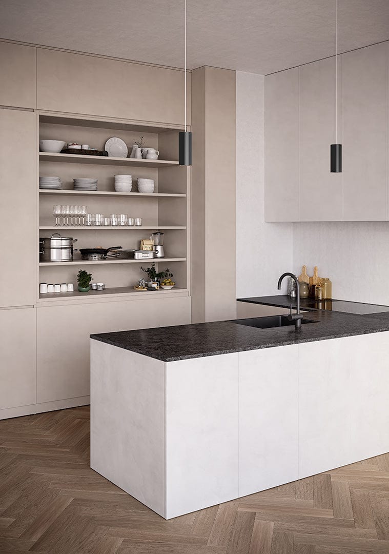 PENDANT PIPE 170MM GU10 8 BLACK