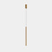 PENDANT STYLUS RECESSED 600MM LED 9.7 LED WARM-WHITE 3000K ON-OFF MATTE GOLD 412