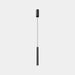 PENDANT STYLUS SURFACED 300MM LED 9.7 LED WARM-WHITE 3000K ON-OFF BLACK 412LM