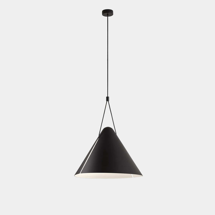 PENDANT SUPER ATTIC CONIC SHAPE E27 15 BLACK 916LM