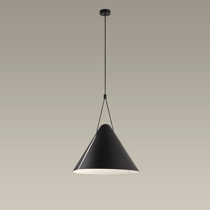 PENDANT SUPER ATTIC CONIC SHAPE E27 15 BLACK 916LM 00-8348-05-05