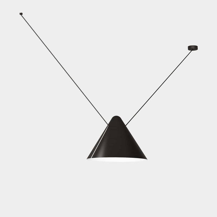 PENDANT SUPER ATTIC CONIC SHAPE V 1250MM E27 15 BLACK 916LM