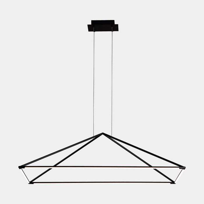 PENDANT TUBS 900MM LED 29 LED WARM-WHITE 2700K DALI-2/PUSH BLACK 1935LM