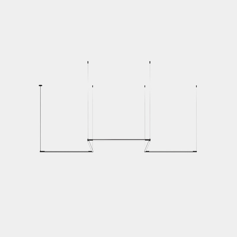 PENDANT TUBS MODULAR CONFIGURATION LINEAL X 5 LED 47.2 LED WARM-WHITE 2700K DALI