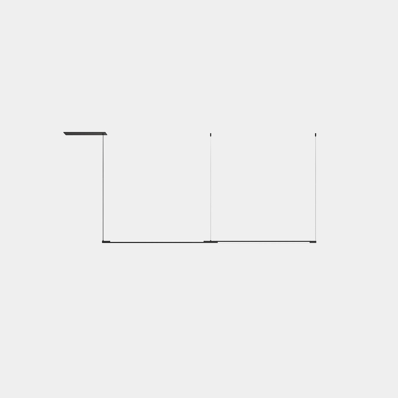 Tubs Modular Lineal Double 600mm