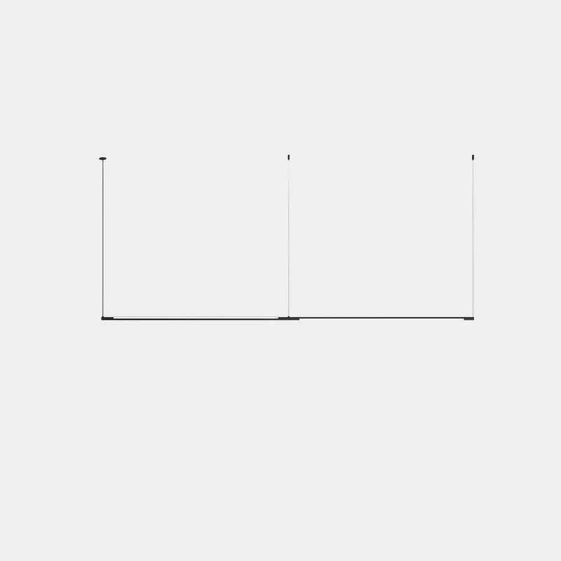 PENDANT TUBS MODULAR LINEAL DOUBLE LED 18.6 LED WARM-WHITE 2700K DALI BLACK 1452