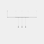 PENDANT TUBS MODULAR LINEAL & TRACK WITH 3 DOWNLIGHTS LED 34.2 LED WARM-WHITE 27