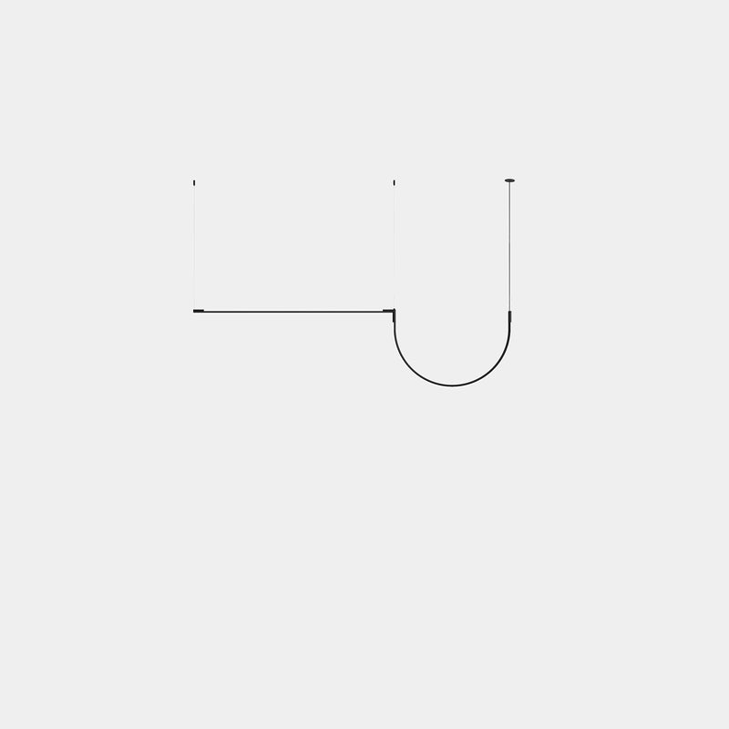 PENDANT TUBS MODULAR PENDANT LINEAL SINGLE WITH ARCH LED 28.1 LED WARM-WHITE 300