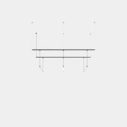 PENDANT TUBS MODULAR PENDANT TRACK WITH 3 LINEAL 900MM LED 42 LED WARM-WHITE 300