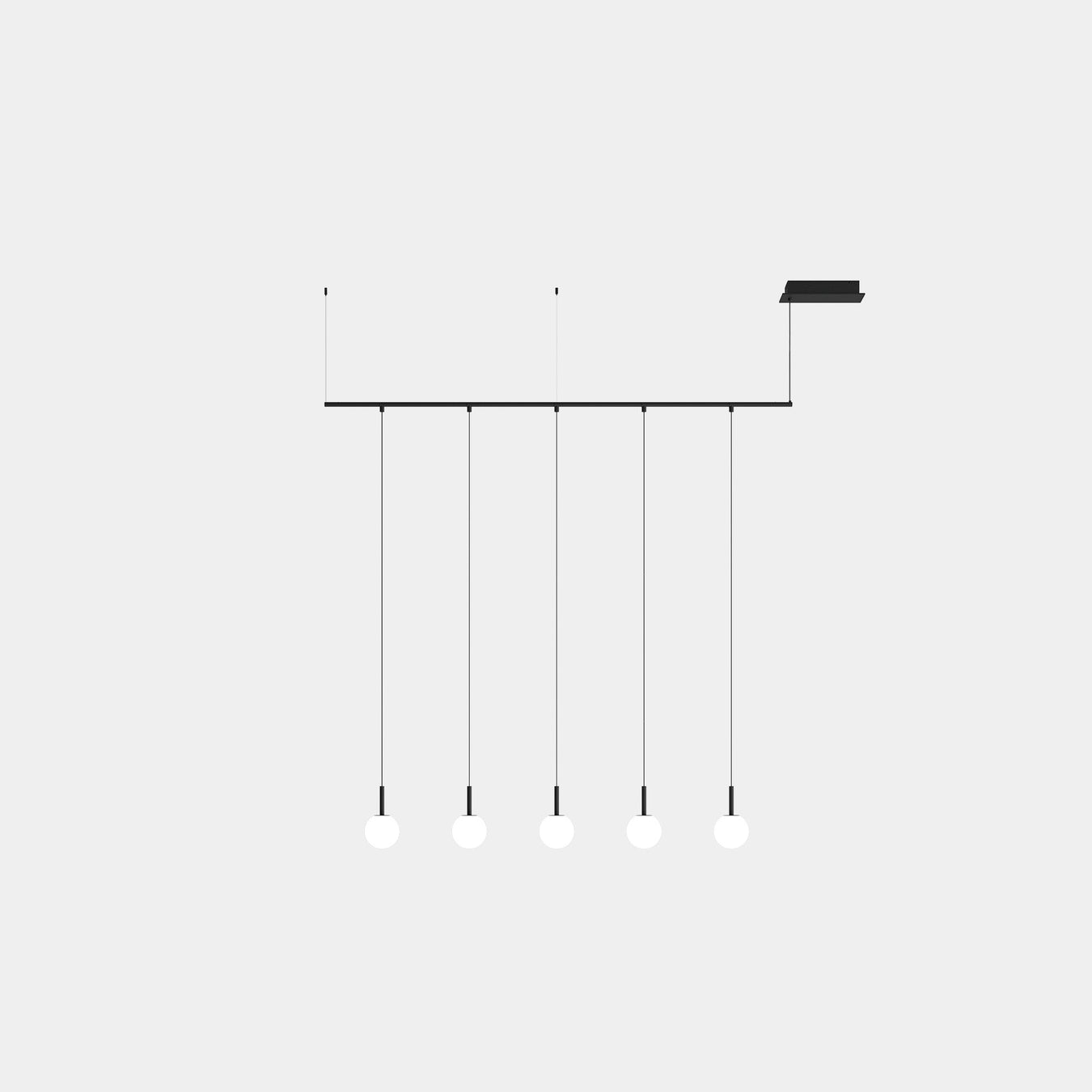 Tubs Modular Track with 5 Spheres