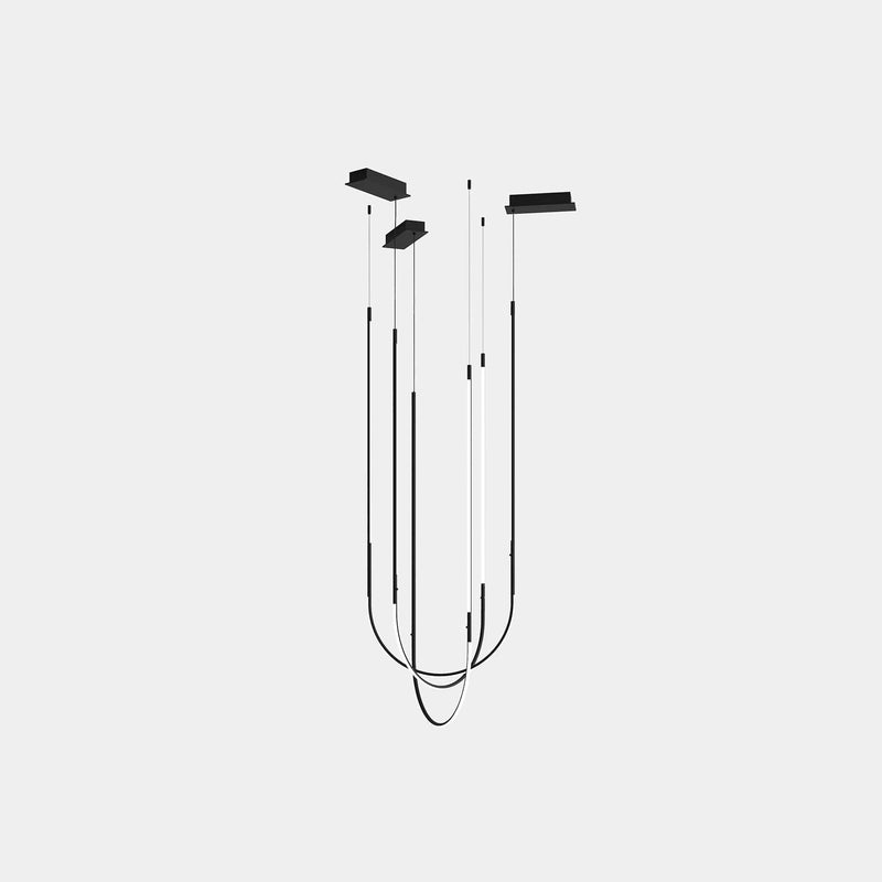 PENDANT TUBS MODULAR TRIPLEX ARCH CROSS LED 125.1 LED WARM-WHITE 2700K ON-OFF BL