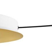PENDANT VENETO SURFACED 5 BODIES LED 26.9 LED WARM-WHITE 2700K 0-10V GOLD 1340LM