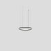 PENDANT GEOMETRIC TRIANGULAR MINI 1000MM LED 64 LED WARM-WHITE 2400K DALI-2 WHIT by@Vidoo