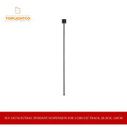 SLV 145710 EUTRAC pendant suspension for 3 Circuit track, black, 120cm by@Outfy