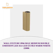 WALL FIXTURE IP66 MAX MEDIUM DOUBLE EMISSION LED 10.4 LED EXTRA WARM-WHITE 2200K by@Outfy