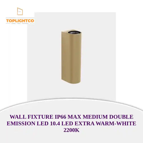 WALL FIXTURE IP66 MAX MEDIUM DOUBLE EMISSION LED 10.4 LED EXTRA WARM-WHITE 2200K by@Outfy