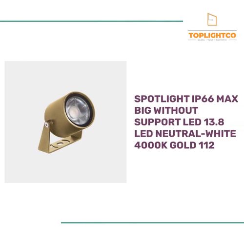 SPOTLIGHT IP66 MAX BIG WITHOUT SUPPORT LED 13.8 LED NEUTRAL-WHITE 4000K GOLD 112 by@Outfy