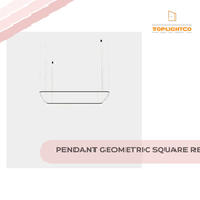 PENDANT GEOMETRIC SQUARE RECESSED 4000X4000MM LED 319 LED NEUTRAL-WHITE 4000K ON by@Outfy
