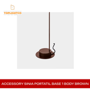 ACCESSORY SINIA PORTATIL BASE 1 BODY BROWN by@Outfy