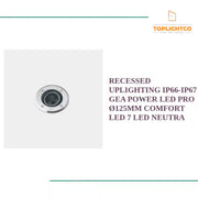 RECESSED UPLIGHTING IP66-IP67 GEA POWER LED PRO &Oslash;125MM COMFORT LED 7 LED NEUTRA by@Outfy