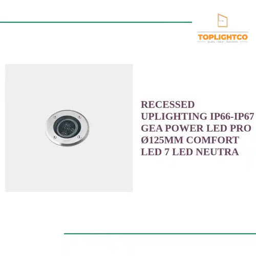 RECESSED UPLIGHTING IP66-IP67 GEA POWER LED PRO &Oslash;125MM COMFORT LED 7 LED NEUTRA by@Outfy