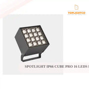 SPOTLIGHT IP66 CUBE PRO 16 LEDS LED 54 LED NEUTRAL-WHITE 4000K DALI URBAN GREY 4 by@Outfy