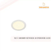 SLV 1003009 SENSER 18 Indoor LED recessed ceiling light round white 3000K by@Outfy