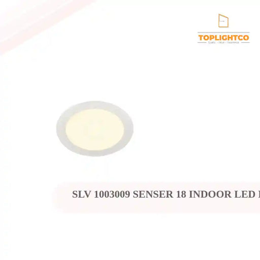 SLV 1003009 SENSER 18 Indoor LED recessed ceiling light round white 3000K by@Outfy
