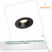Numinos Dl S, Indoor Led Recessed Ceiling Light Black/black 4000k 20&deg; by@Outfy