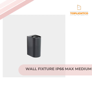 WALL FIXTURE IP66 MAX MEDIUM DOUBLE EMISSION LED 13 LED NEUTRAL-WHITE 4000K ON-O AI21-11X9S9OS34 by@Outfy