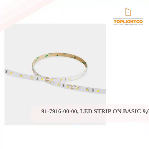91-7916-00-00, LED STRIP ON BASIC 9,6 8MM 48W LED WARM-WHITE 2700K CRI 80 IP20 4916LM by@Outfy