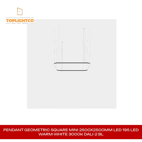 PENDANT GEOMETRIC SQUARE MINI 2500X2500MM LED 195 LED WARM-WHITE 3000K DALI-2 BL by@Outfy