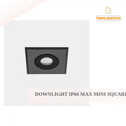 DOWNLIGHT IP66 MAX MINI SQUARE LED 2.5 LED NEUTRAL-WHITE 4000K BLACK 97LM by@Outfy
