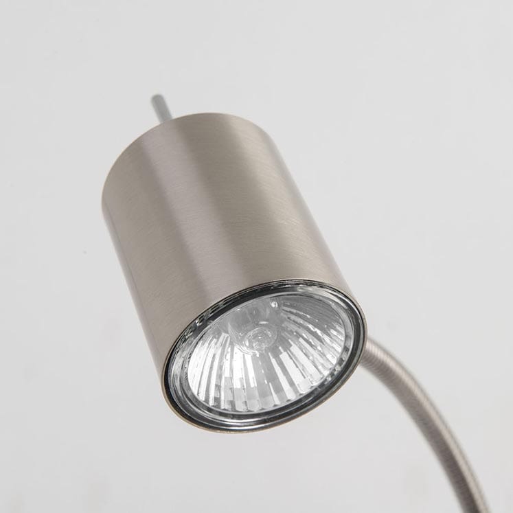 Reading Light Bas Gu10 8w Satin Nickel SKU: DE-0442-SAT - Toplightco