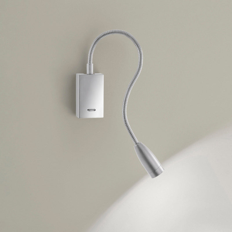 READING LIGHTS BED RECTANGULAR LED 3.5 LED WARM-WHITE 3000K ON-OFF SATIN NICKEL 05-2831-81-81