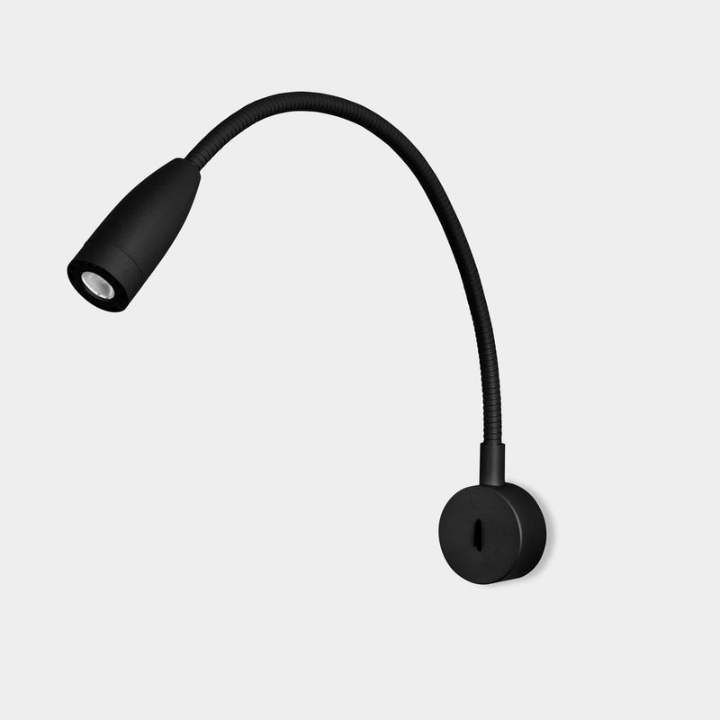 READING LIGHTS BED ROUND LED 3.5 LED WARM-WHITE 3000K ON-OFF BLACK 127LM 05-2830-05-05