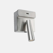 READING LIGHTS GAMMA USB LED 4.5 LED WARM-WHITE 2700K ON-OFF SATIN NICKEL 137LM