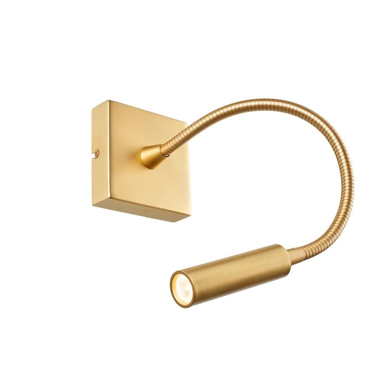 READING LIGHTS TIP LED 4.2 LED WARM-WHITE 3000K TOUCH DIMMING MATTE GOLD 175LM 05-5296-DN-DN