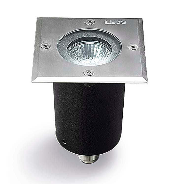 RECESSED UPLIGHTING IP65-IP67 GEA GU10 SQUARE GU10 8 AISI 316 STAINLESS STEEL 27 55-9281-CA-37