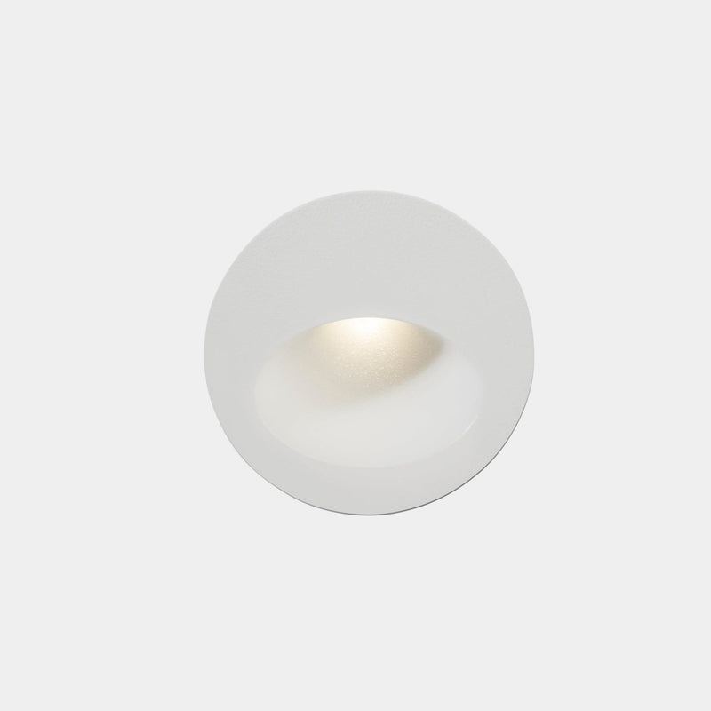 RECESSED WALL LIGHTING IP66 BAT ROUND OVAL LED 2.2 LED WARM-WHITE 2700K WHITE 77 05-E014-14-CK