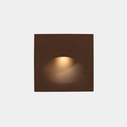 RECESSED WALL LIGHTING IP66 BAT SQUARE OVAL LED 3 2700K ON-OFF BROWN 77LM